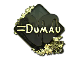 Sticker dumau (Gold) | Rio 2022 - Preço e onde comprar no CS2