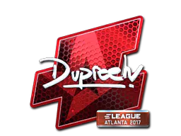 Sticker dupreeh (Foil) | Atlanta 2017 - Preço e onde comprar no CS2