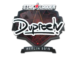 Sticker dupreeh (Foil) | Berlin 2019 - Preço e onde comprar no CS2