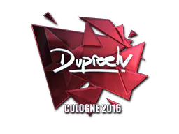Sticker dupreeh (Foil) | Cologne 2016 - Preço e onde comprar no CS2