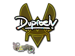 Sticker dupreeh (Glitter) | Paris 2023 - Preço e onde comprar no CS2