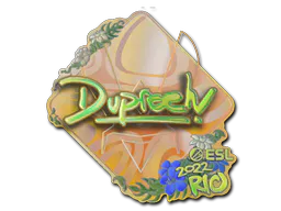 Sticker dupreeh (Holo) | Rio 2022 - Preço e onde comprar no CS2