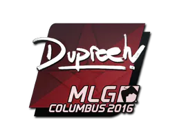 Sticker dupreeh | MLG Columbus 2016 - Preço e onde comprar no CS2