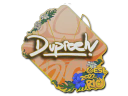 Sticker dupreeh | Rio 2022 - Preço e onde comprar no CS2