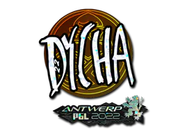 Sticker dycha (Glitter) | Antwerp 2022 - Preço e onde comprar no CS2