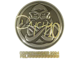 Sticker Dycha (Gold) | Copenhagen 2024 - Preço e onde comprar no CS2
