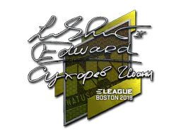 Sticker Edward | Boston 2018 - Preço e onde comprar no CS2