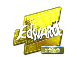 Sticker Edward (Foil) | Atlanta 2017 - Preço e onde comprar no CS2