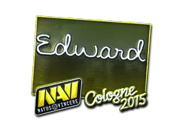 Sticker Edward (Foil) | Cologne 2015 - Preço e onde comprar no CS2