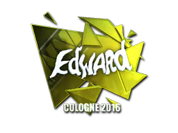 Sticker Edward (Foil) | Cologne 2016 - Preço e onde comprar no CS2