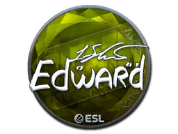 Sticker Edward (Foil) | Katowice 2019 - Preço e onde comprar no CS2