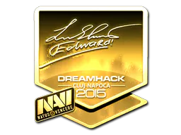 Sticker Edward (Gold) | Cluj-Napoca 2015 - Preço e onde comprar no CS2