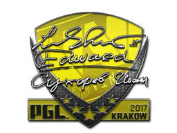 Sticker Edward | Krakow 2017 - Preço e onde comprar no CS2