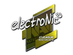 Sticker electronic | Boston 2018 - Preço e onde comprar no CS2
