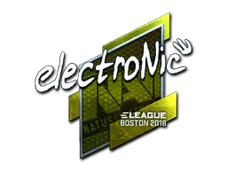 Sticker electronic (Foil) | Boston 2018 - Preço e onde comprar no CS2