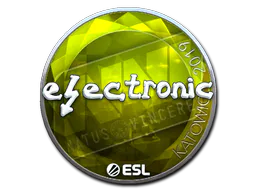Sticker electronic (Foil) | Katowice 2019 - Preço e onde comprar no CS2