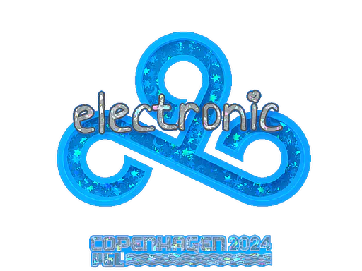 Sticker electronic (Glitter) | Copenhagen 2024 - Preço e onde comprar no CS2