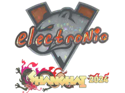 Sticker electronic (Glitter) | Shanghai 2024 - Preço e onde comprar no CS2