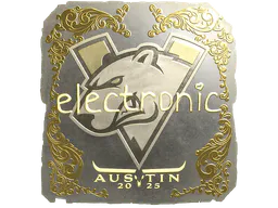 Sticker electronic (Gold) | Austin 2025 - Preço e onde comprar no CS2