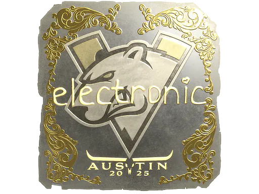 Sticker electronic (Gold) | Austin 2025 - Preço e onde comprar no CS2