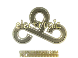 Sticker electronic (Gold) | Copenhagen 2024 - Preço e onde comprar no CS2
