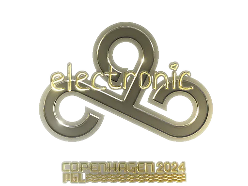 Sticker electronic (Gold) | Copenhagen 2024 - Preço e onde comprar no CS2