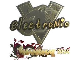 Sticker electronic (Gold) | Shanghai 2024 - Preço e onde comprar no CS2