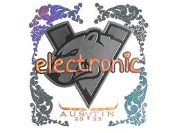 Sticker electronic (Holo) | Austin 2025 - Preço e onde comprar no CS2