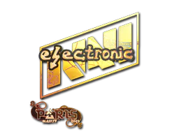 Sticker electronic (Holo) | Paris 2023 - Preço e onde comprar no CS2