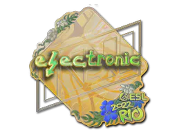 Sticker electronic (Holo) | Rio 2022 - Preço e onde comprar no CS2
