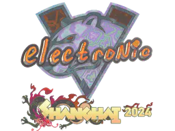 Sticker electronic (Holo) | Shanghai 2024 - Preço e onde comprar no CS2