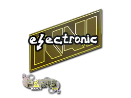 Sticker electronic | Paris 2023 - Preço e onde comprar no CS2