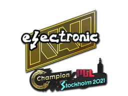 Sticker electroNic | Stockholm 2021 - Preço e onde comprar no CS2