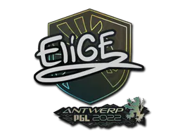 Sticker EliGE | Antwerp 2022 - Preço e onde comprar no CS2