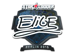 Sticker EliGE (Foil) | Berlin 2019 - Preço e onde comprar no CS2