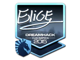 Sticker EliGE (Foil) | Cluj-Napoca 2015 - Preço e onde comprar no CS2