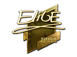 Sticker EliGE (Gold) | Boston 2018 - Preço e onde comprar no CS2