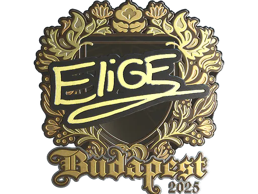 Sticker EliGE (Gold) | Budapest 2025 - Preço e onde comprar no CS2