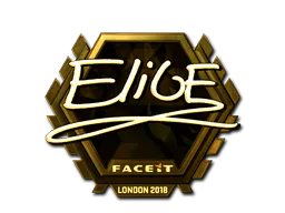 Sticker EliGE (Gold) | London 2018 - Preço e onde comprar no CS2