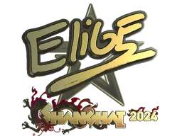 Sticker EliGE (Gold) | Shanghai 2024 - Preço e onde comprar no CS2