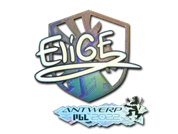 Sticker EliGE (Holo) | Antwerp 2022 - Preço e onde comprar no CS2