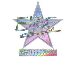 Sticker EliGE (Holo) | Copenhagen 2024 - Preço e onde comprar no CS2