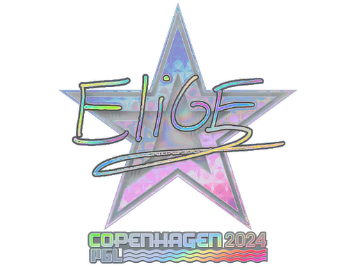 Sticker EliGE (Holo) | Copenhagen 2024 - Preço e onde comprar no CS2