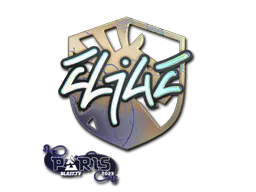 Sticker EliGE (Holo) | Paris 2023 - Preço e onde comprar no CS2