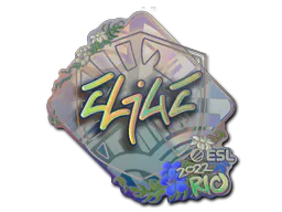 Sticker EliGE (Holo) | Rio 2022 - Preço e onde comprar no CS2
