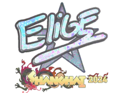 Sticker EliGE (Holo) | Shanghai 2024 - Preço e onde comprar no CS2