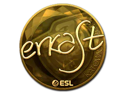 Sticker erkaSt (Gold) | Katowice 2019 - Preço e onde comprar no CS2
