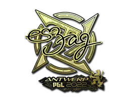 Sticker es3tag (Gold) | Antwerp 2022 - Preço e onde comprar no CS2