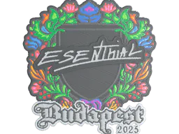 Sticker esenthial (Embroidered) | Budapest 2025 - Preço e onde comprar no CS2