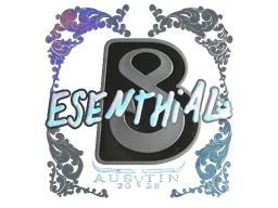 Sticker esenthial (Holo) | Austin 2025 - Preço e onde comprar no CS2